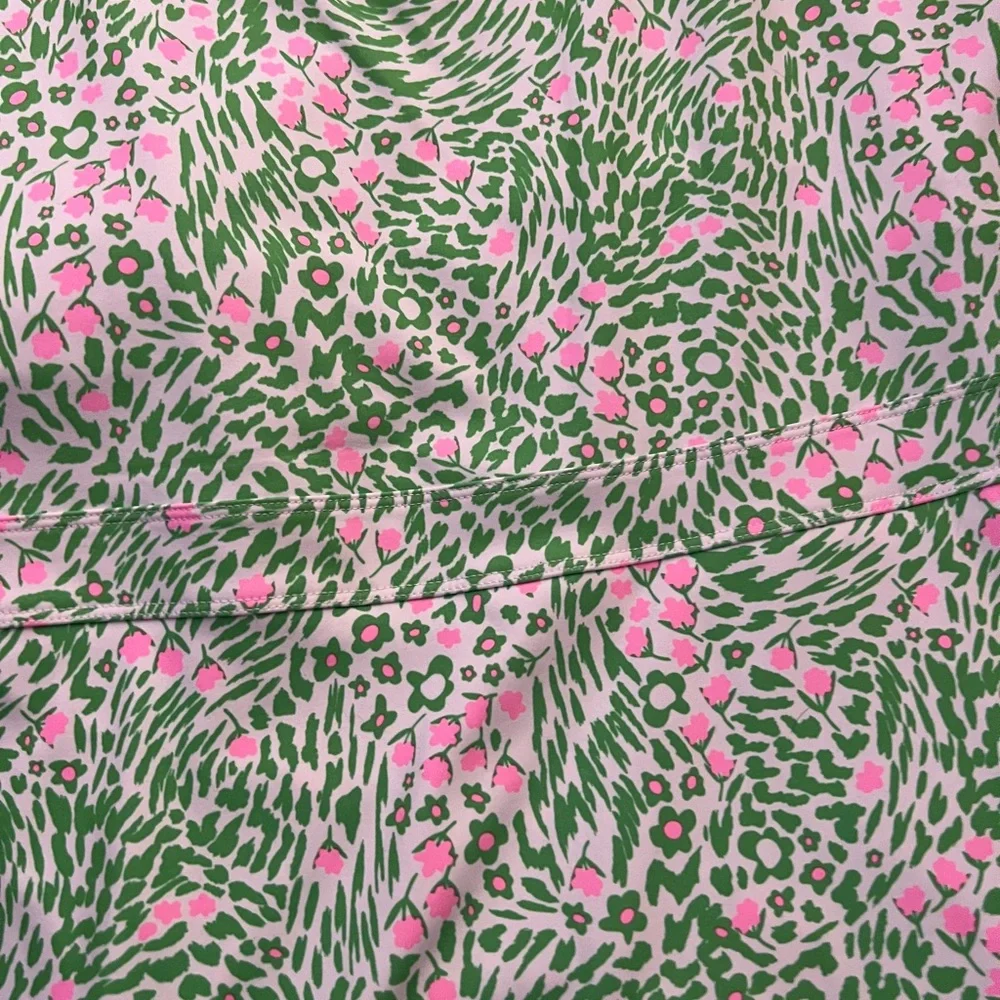 Fabletics Green and Pink Active XL Dress with shorts/pockets - Picture 2 of 4